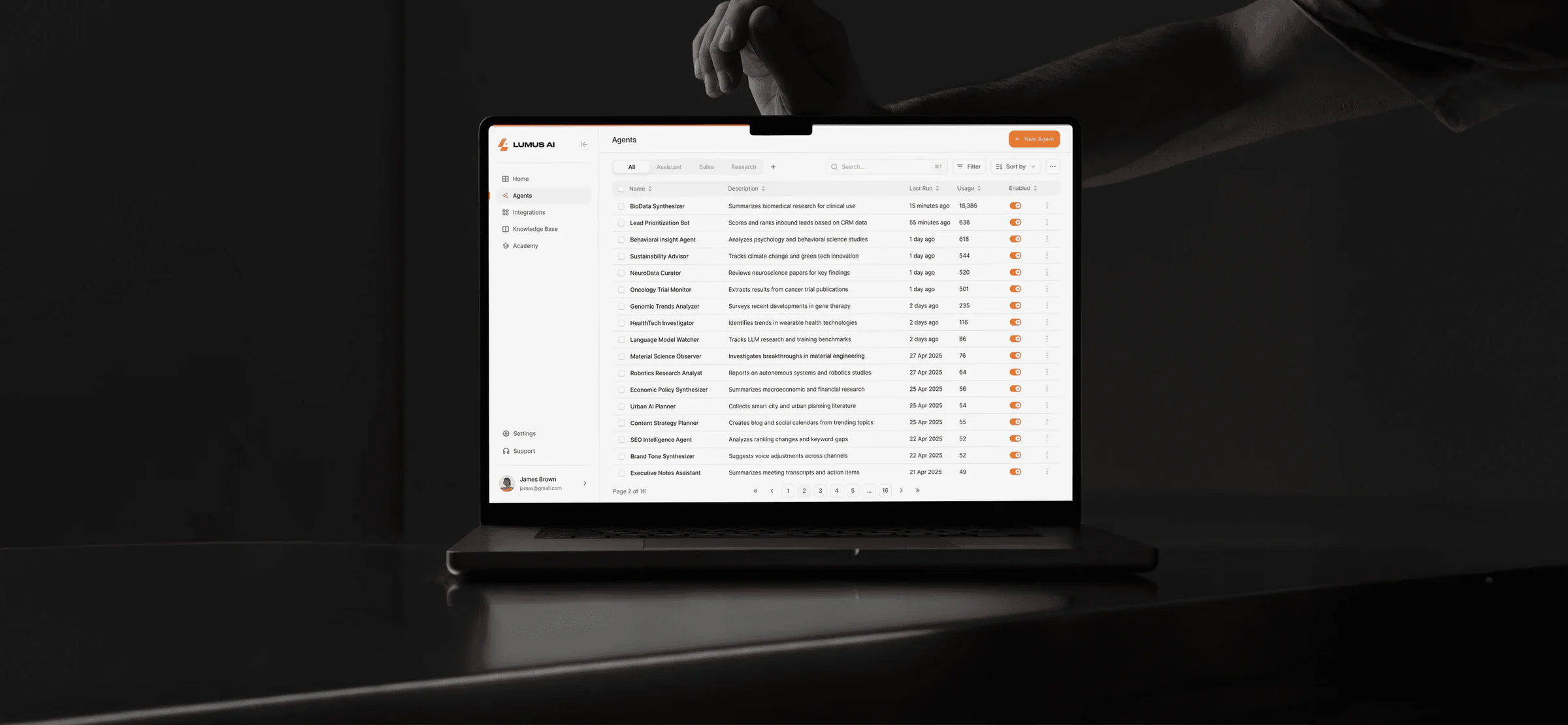 Lumus AI — product imagery
