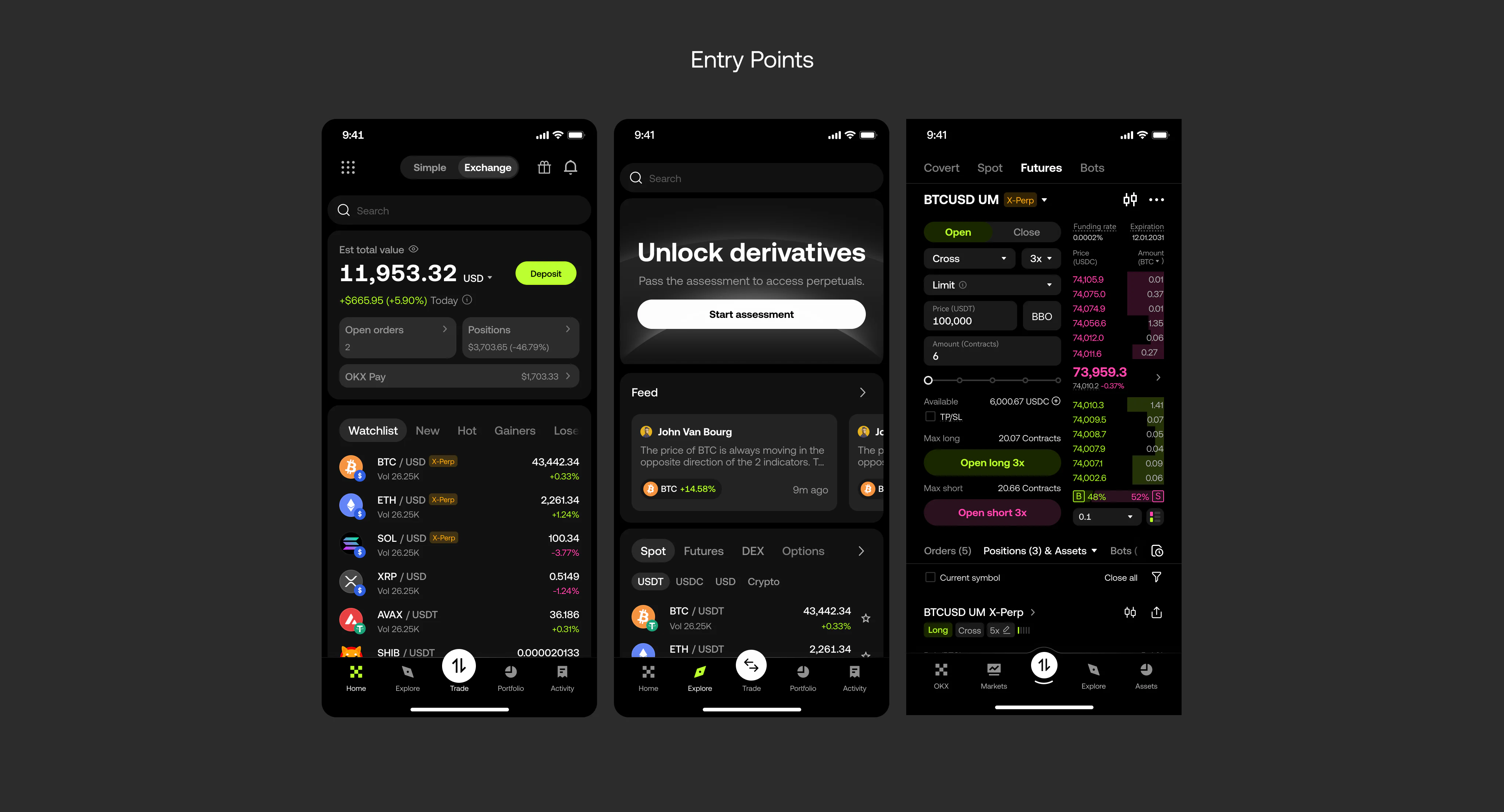 Entry points, eligibility and the X-Perps trade experience — 1 of 8