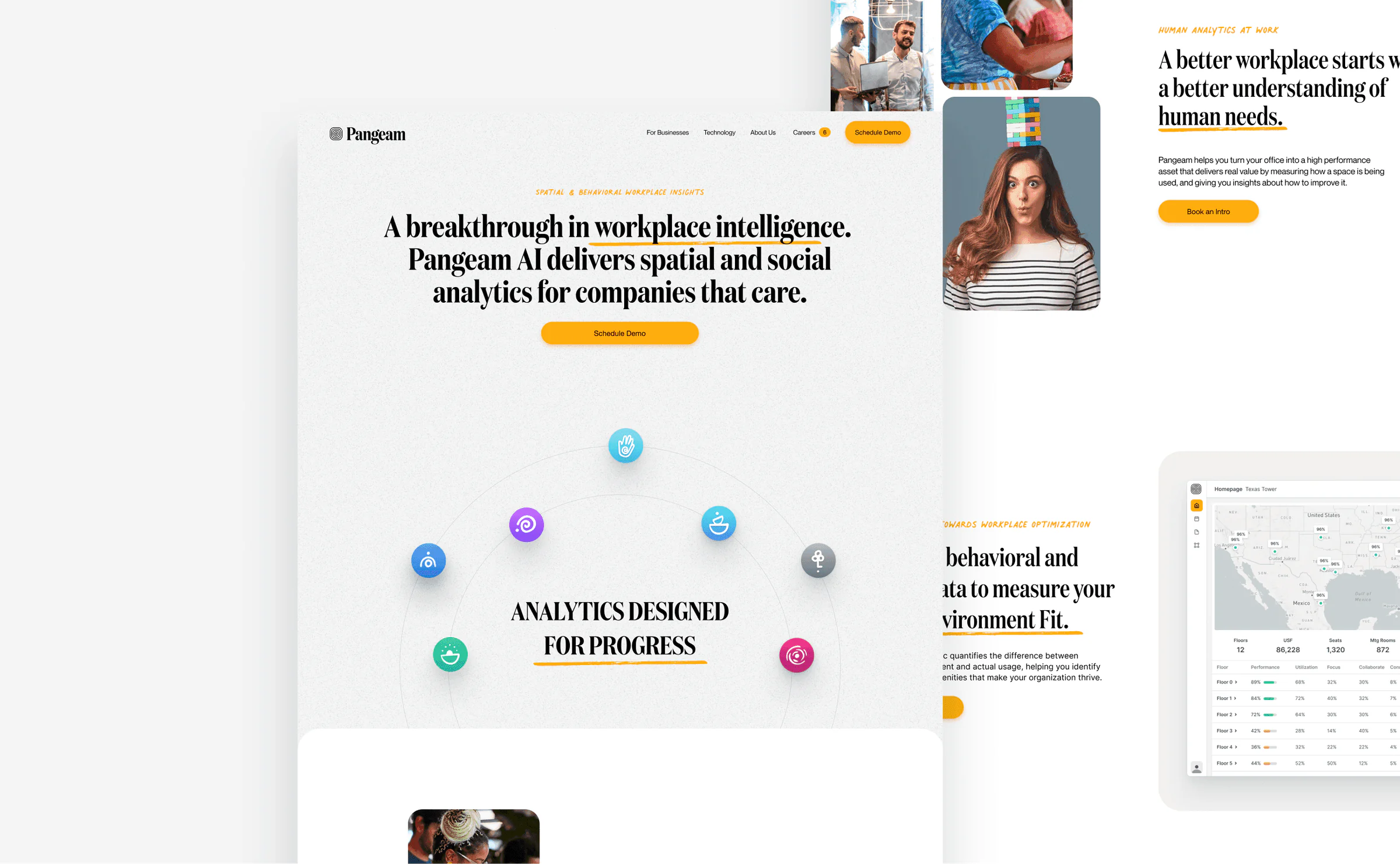 Website screens — 1 of 4