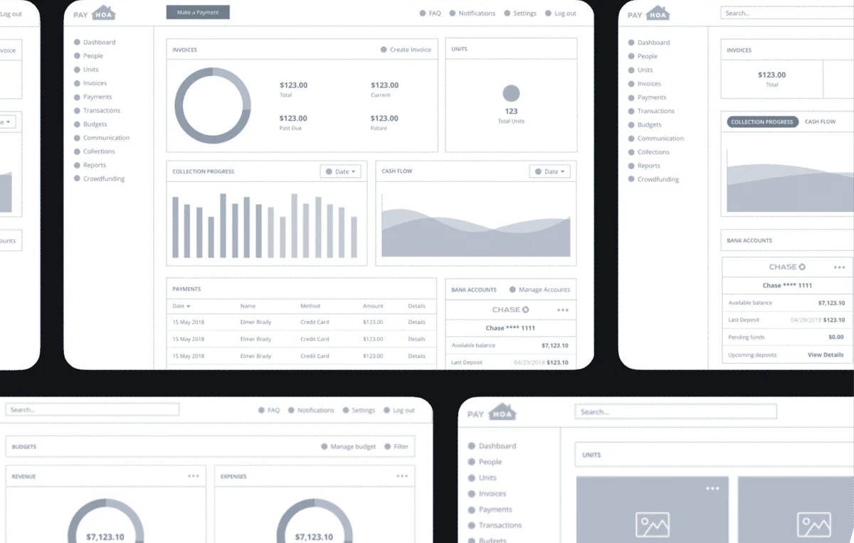 Research, wireframes and the design system — 1 of 4